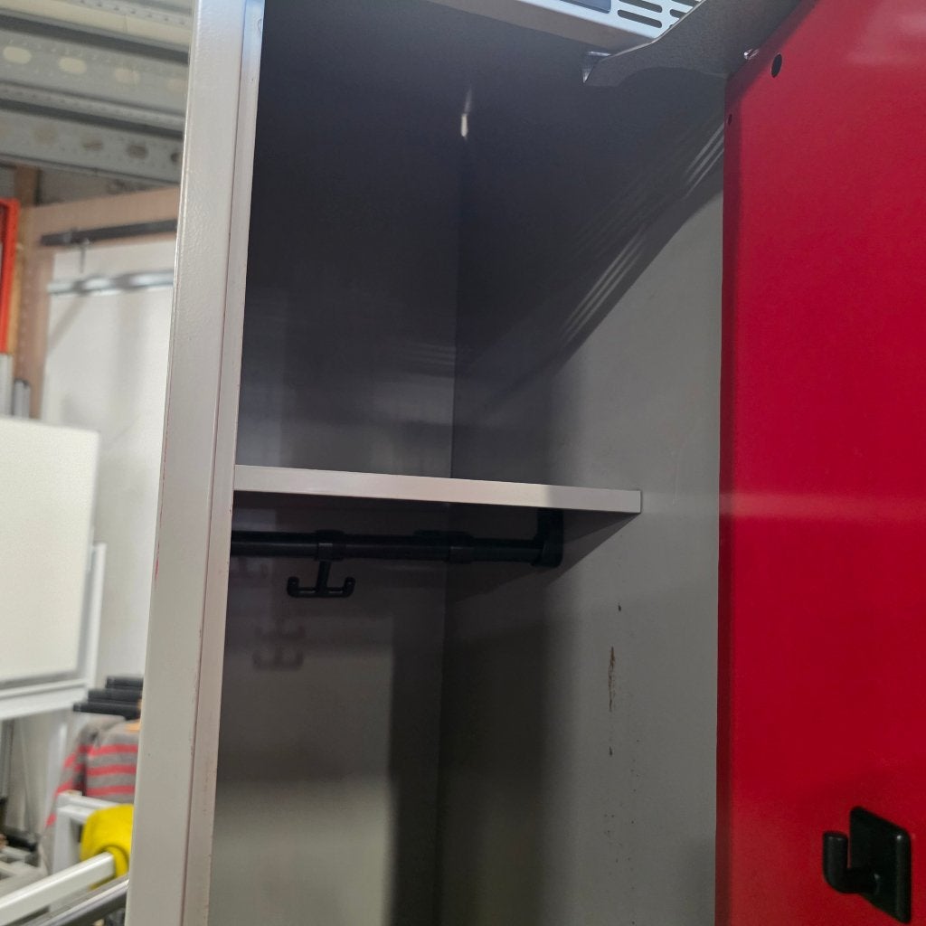 grote diepe metalen lockerkast / kledingkast 4 deurs, Huis en Inrichting, Ophalen, Gebruikt, X, X