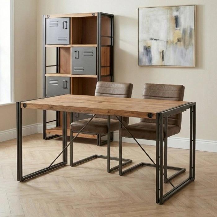 Zeer nette industrieel bureau of tafel, Ophalen, 100 tot 150 cm, 50 tot 100 cm, Zo goed als nieuw