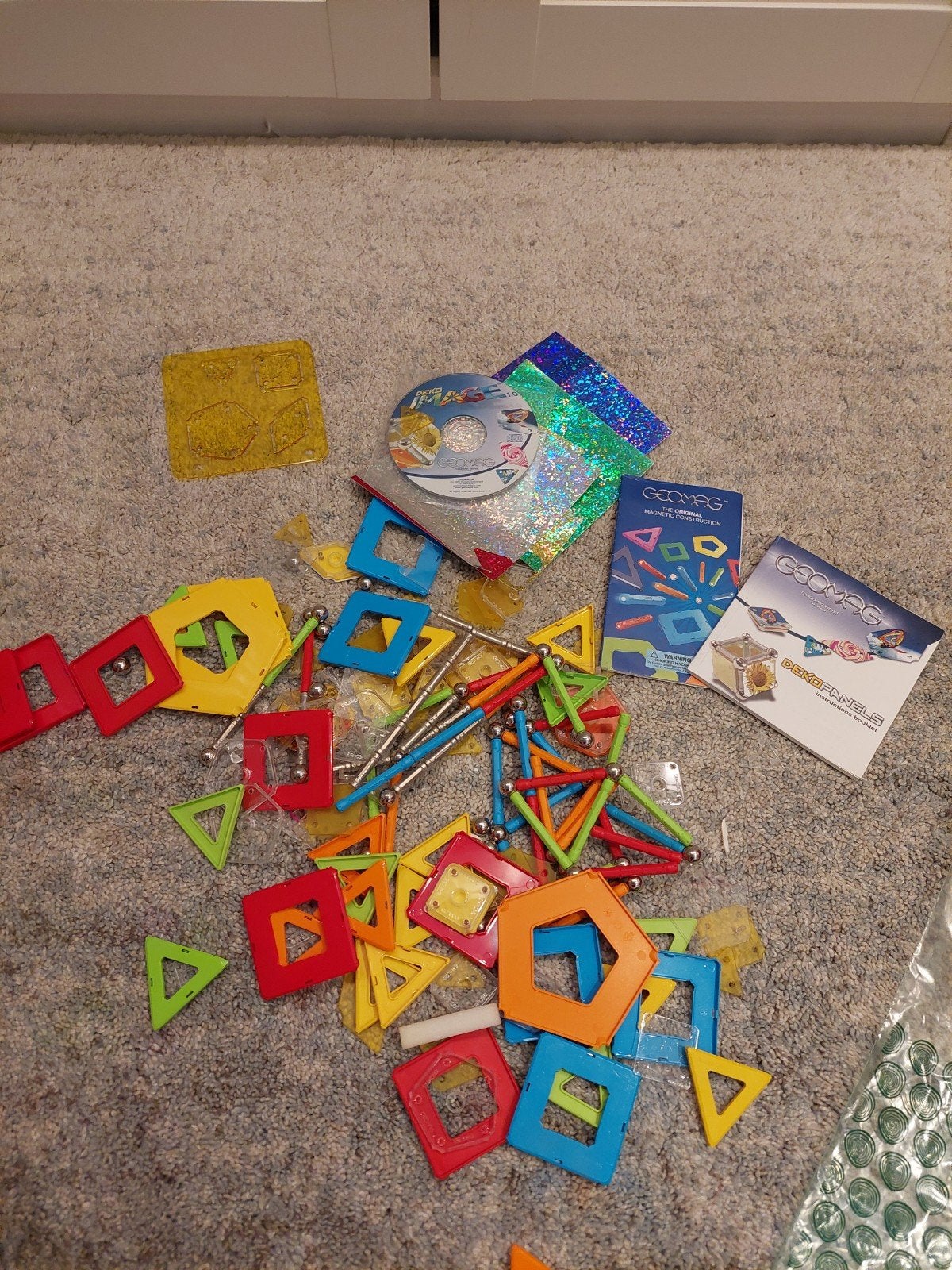 Geomag magnetisch constructiespeelgoed met accessoires, Ophalen of Verzenden, Zo goed als nieuw, Overige merken