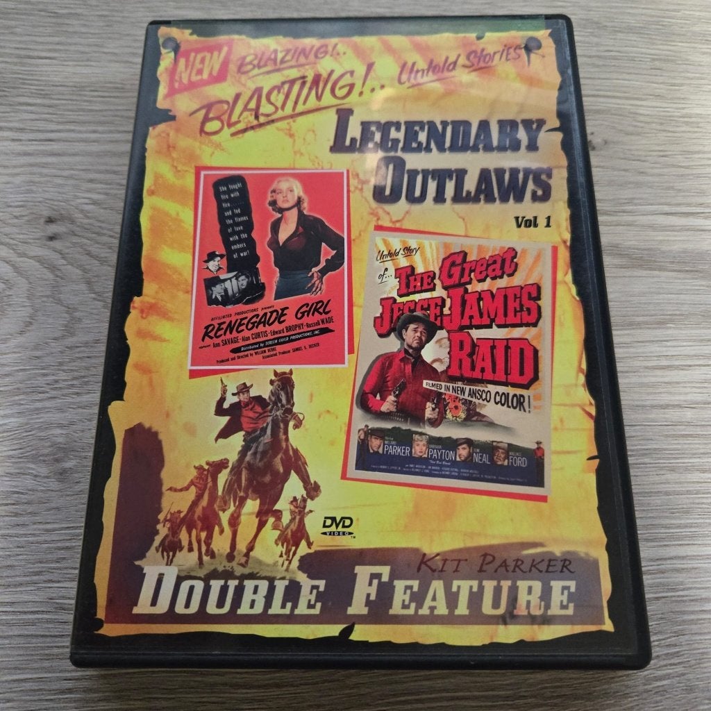 Legendary Outlaws Vol 1 - Double Feature (Western - IMPORT), 1960 tot 1980, Vanaf 16 jaar, Ophalen of Verzenden, Zo goed als nieuw