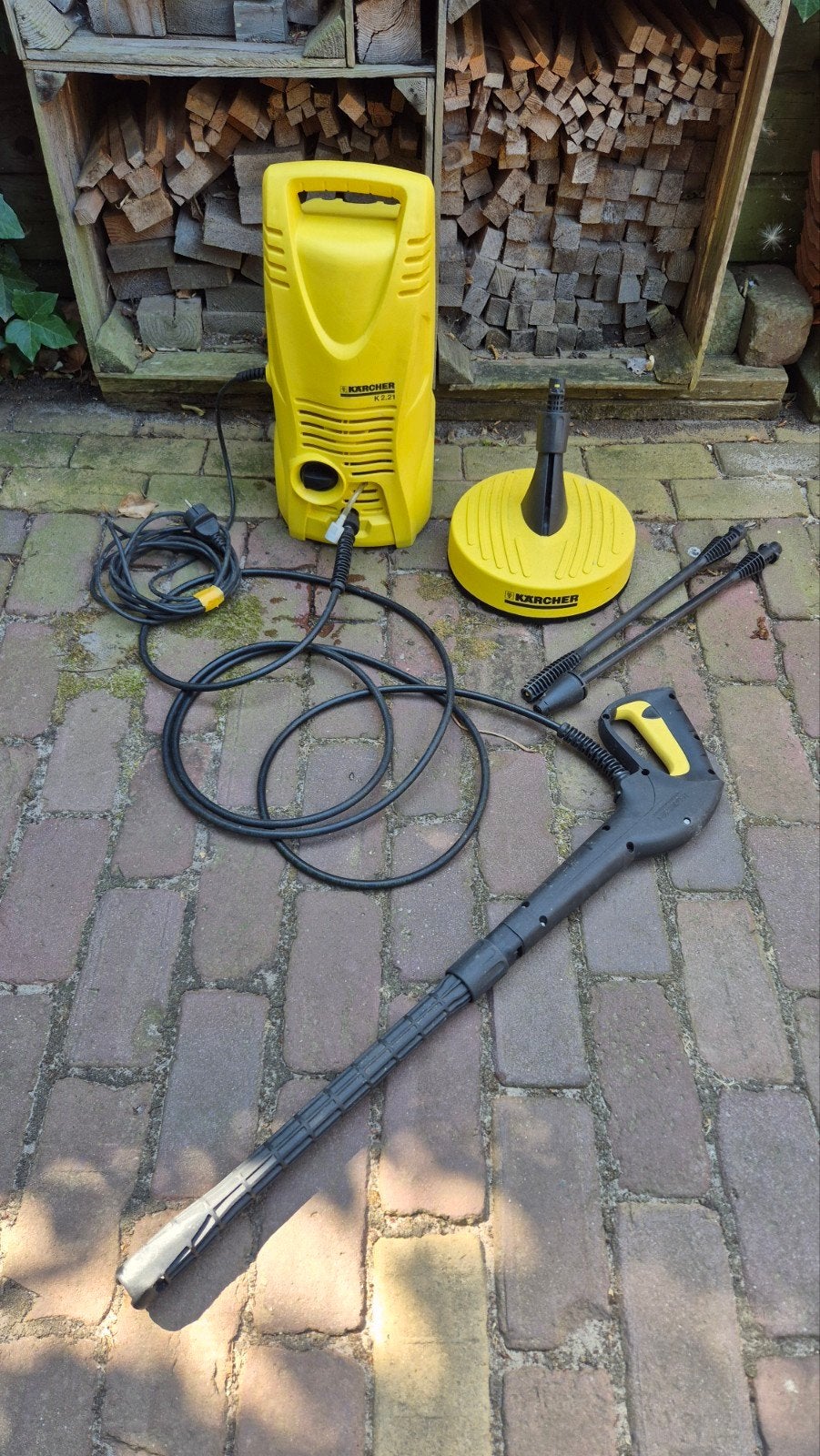 Karcher hogedrukreiniger, Ophalen, Elektrisch