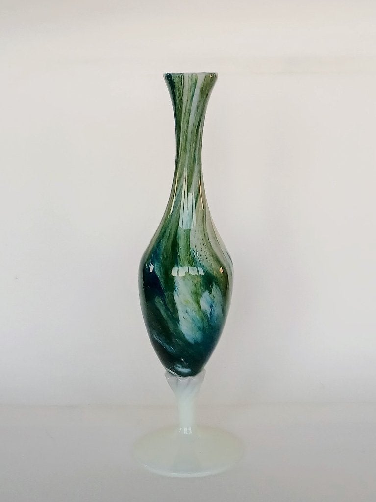 Vaas Solifleur Artglass, Antiek en Kunst, Antiek | Glas en Kristal, Ophalen of Verzenden
