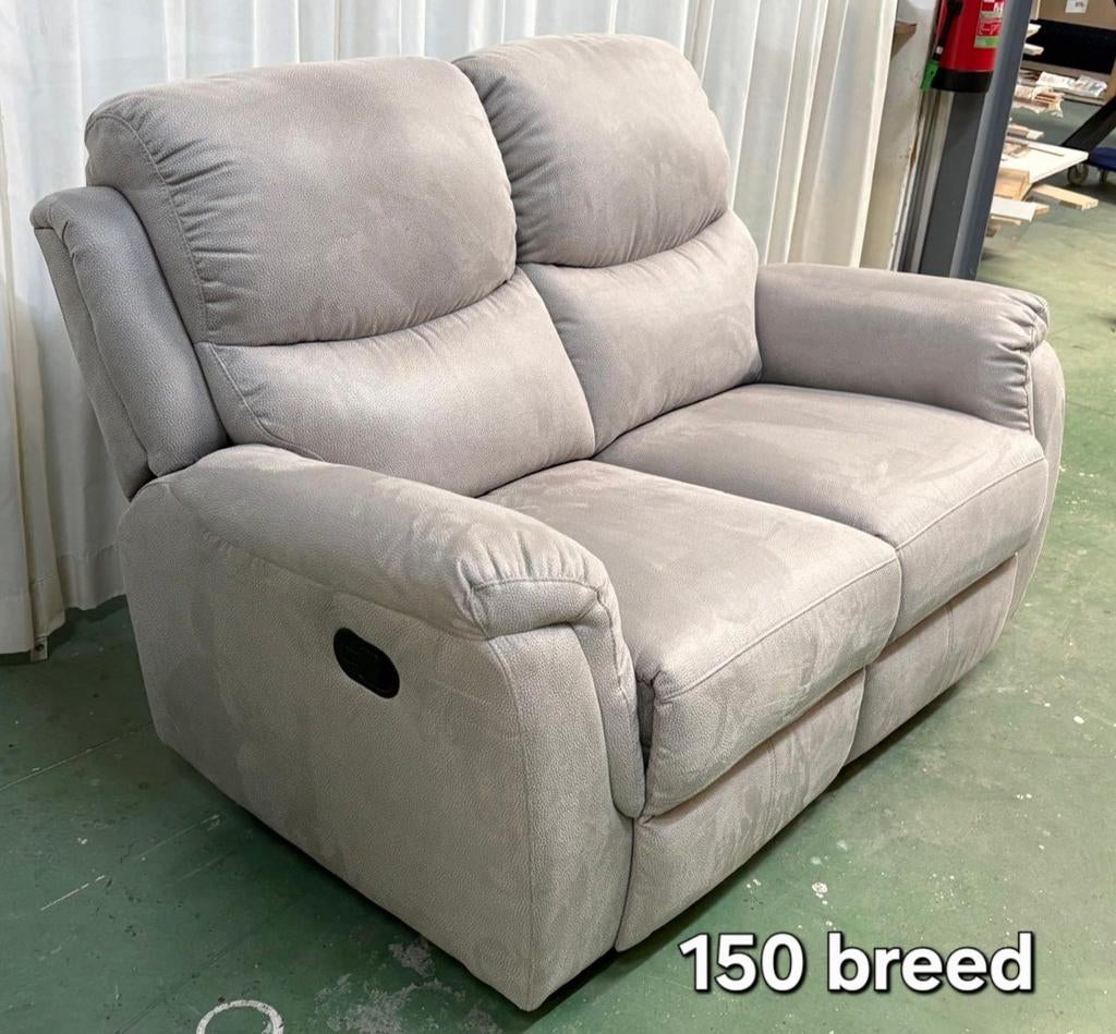 Verstelbare 2 zits bank, Ophalen, 75 tot 100 cm, Tweepersoons, 200 tot 250 cm