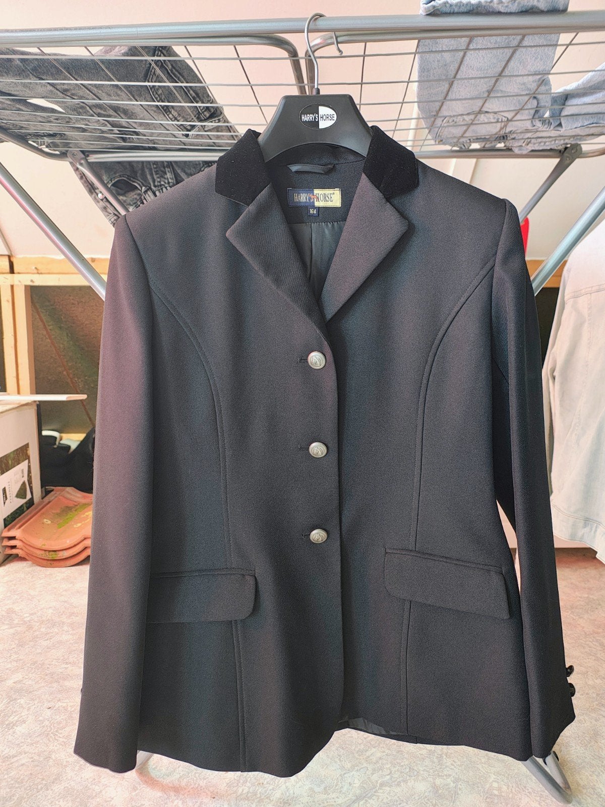 Harry horse paardrij jas. Maat 164, Dieren en Toebehoren, Paardrijkleding, Ophalen of Verzenden, Zo goed als nieuw, Dressuur, Bovenkleding