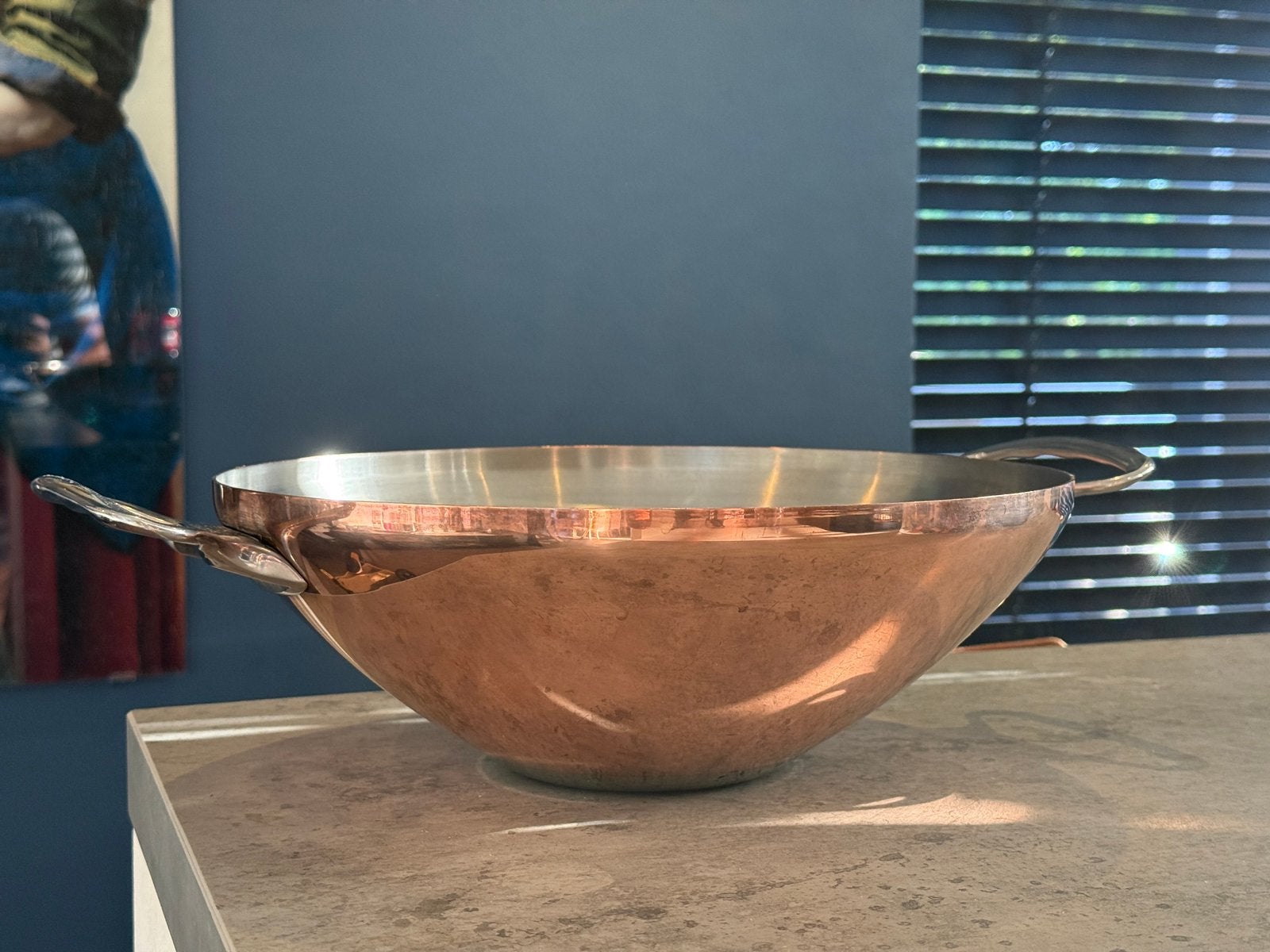 de Buyer Prima Matera Wokpan, Ophalen of Verzenden, Gebruikt, Gietijzer, Wok