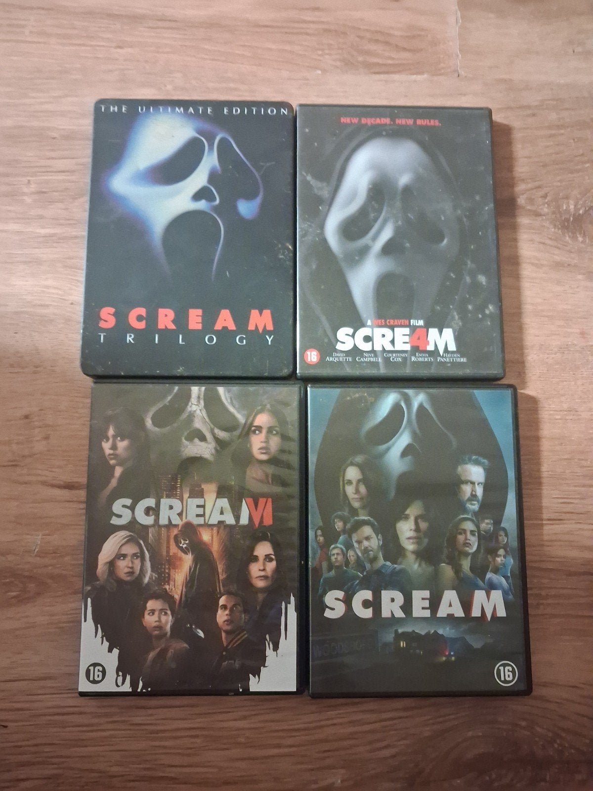 Scream DVD Boxset - De complete collectie, Gebruikt, Vanaf 16 jaar, Boxset, Actiethriller