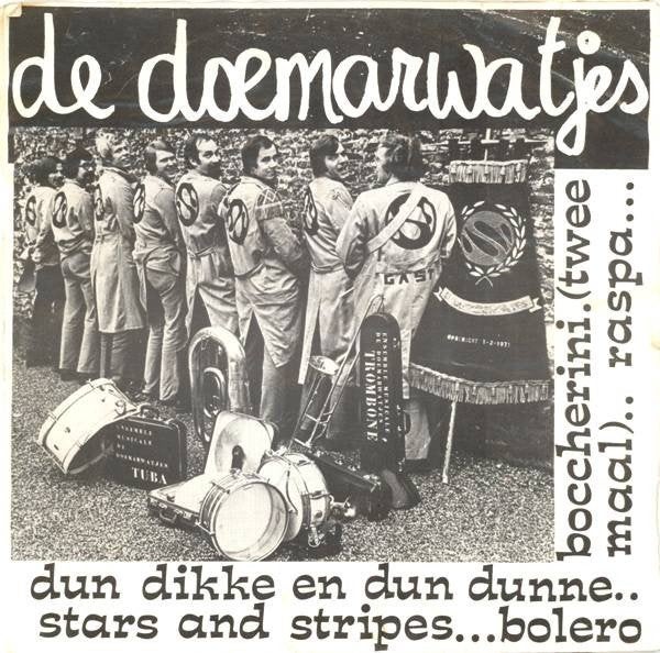 Ruil of koop De Doemarwatjes Dun Dikke En Dun Dunne (1973), Gebruikt, 7 inch, Jazz en Blues, Fotohoes