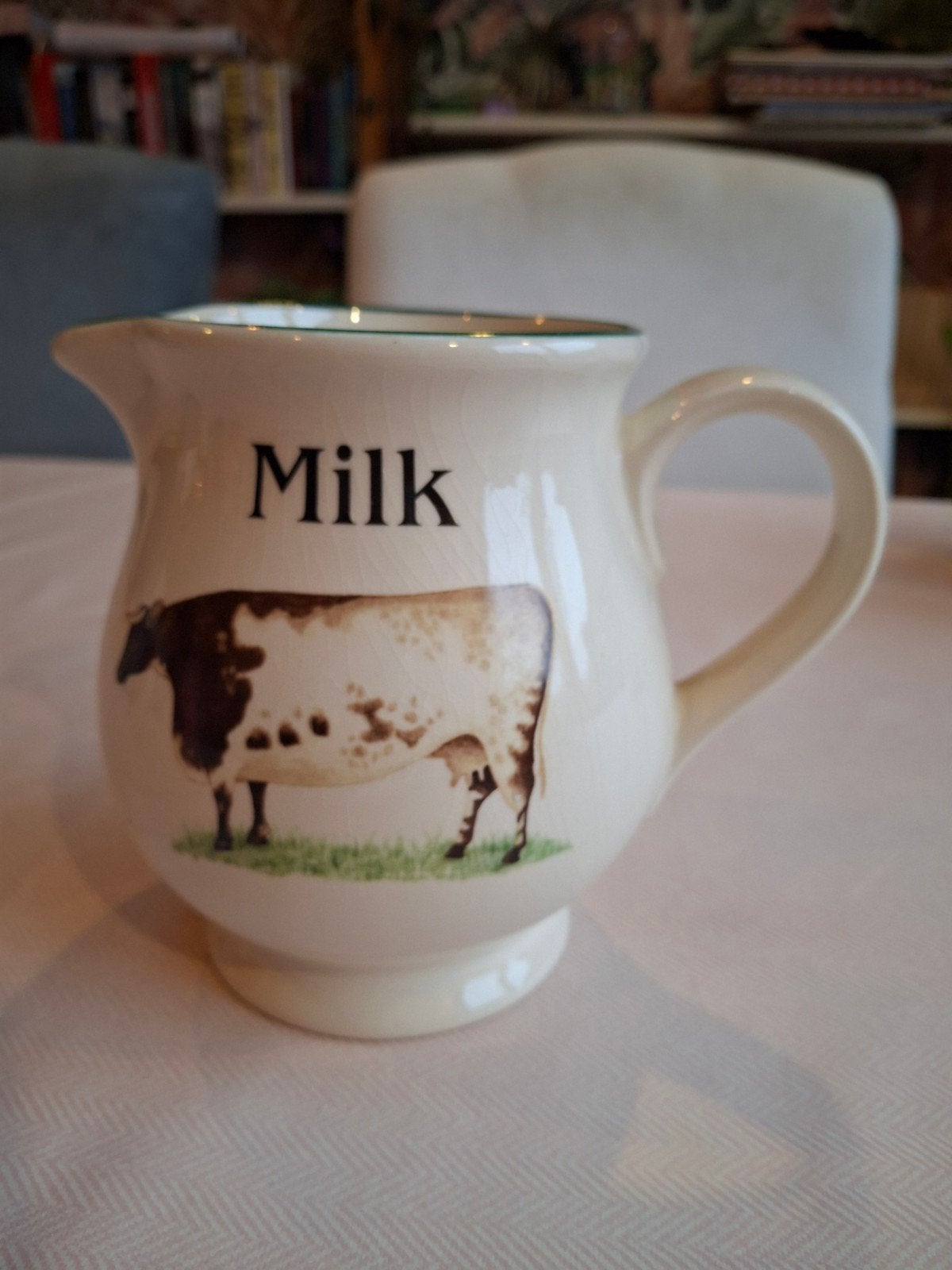 Cloverleaf Melkkan met Koe en Schaap - Engels Aardewerk, Ophalen of Verzenden