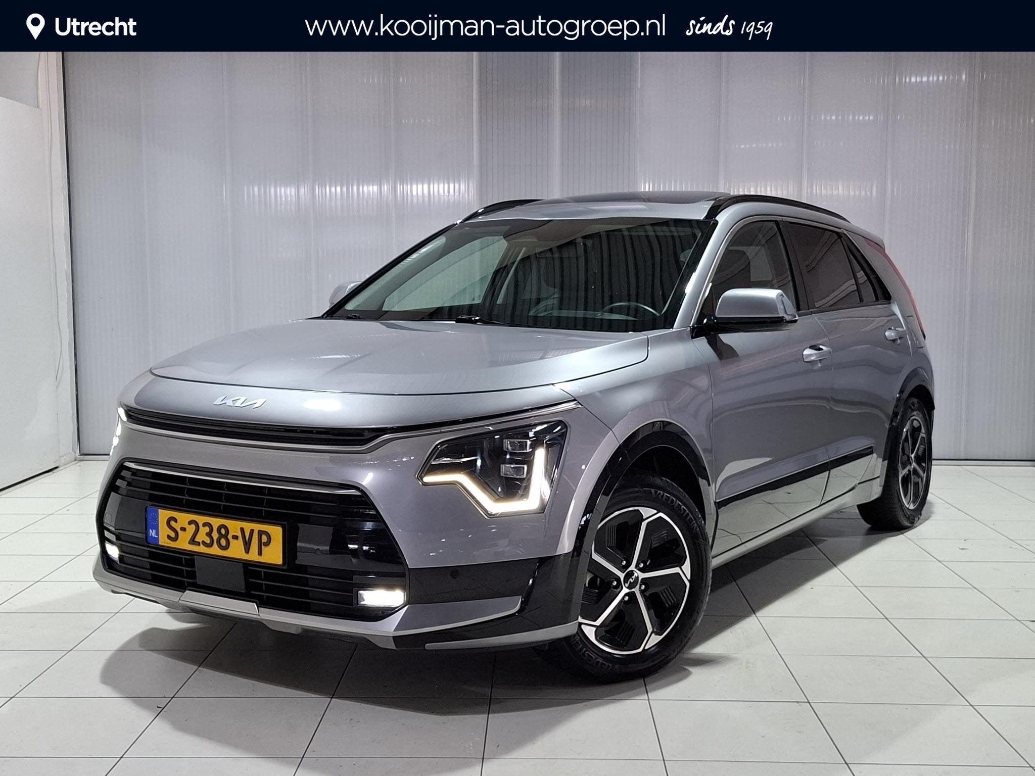 Kia Niro 1.6 GDi Hybrid DynamicPlusLine Trekhaak, Stoel en S, Auto's, 1374 kg, Gebruikt, Euro 6, 23 km/l