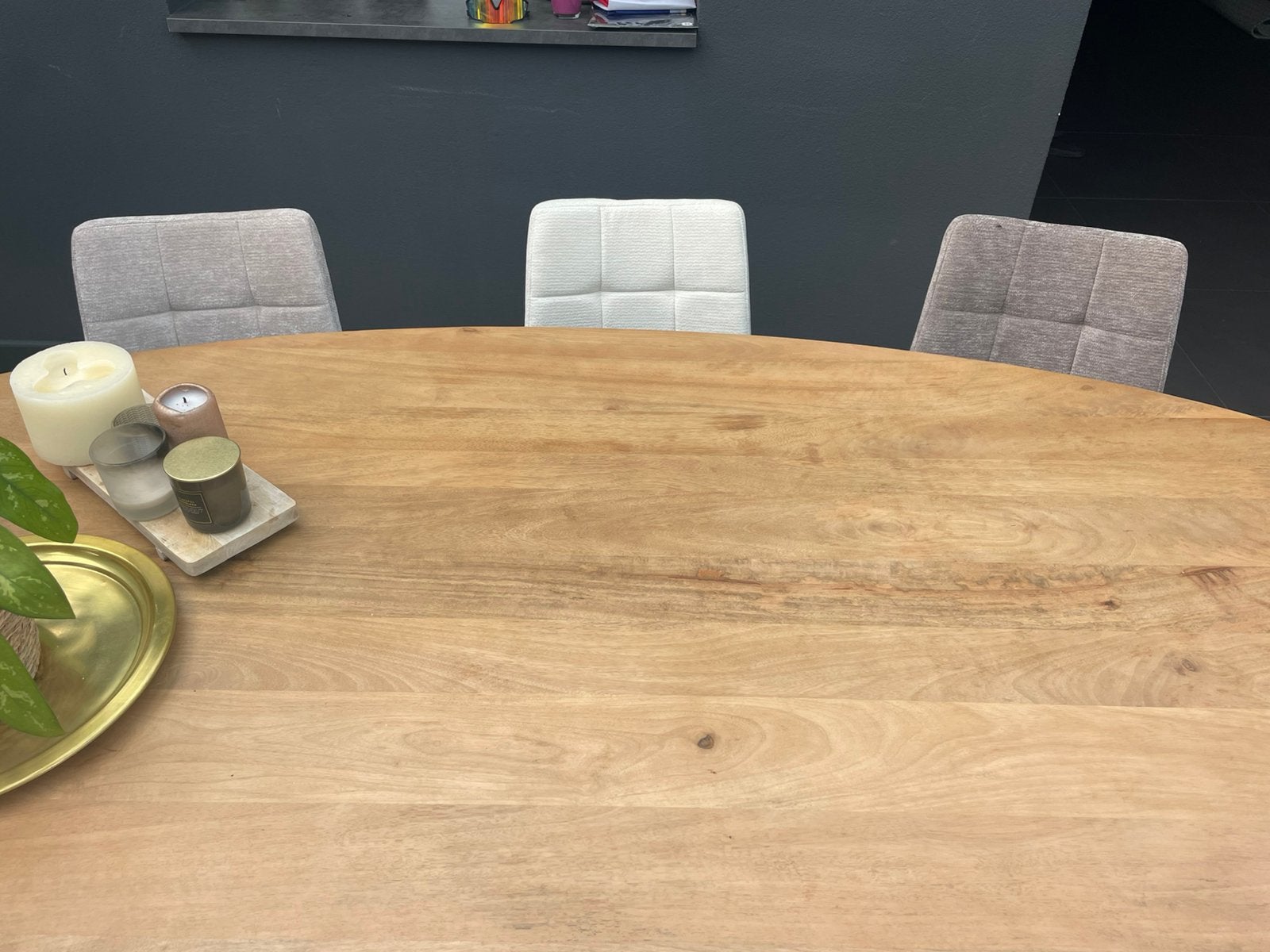 Hoppe eetkamerstoel, nieuw, leverbaar in 3 kleuren. Voorraad, Huis en Inrichting, Stoelen, Overige kleuren, Nieuw, Stof, Vijf, Zes of meer stoelen