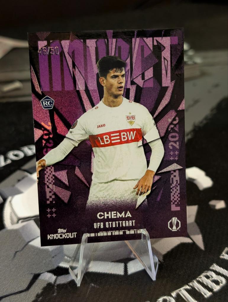 Chema Andres RC /50 - VfB Stuttgart - Topps KnockOut, Ophalen of Verzenden, Nieuw, Plaatje