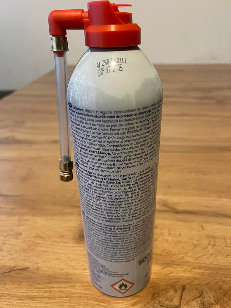 Norauto bandenreparatiespray 500ml, Ophalen, Nieuw