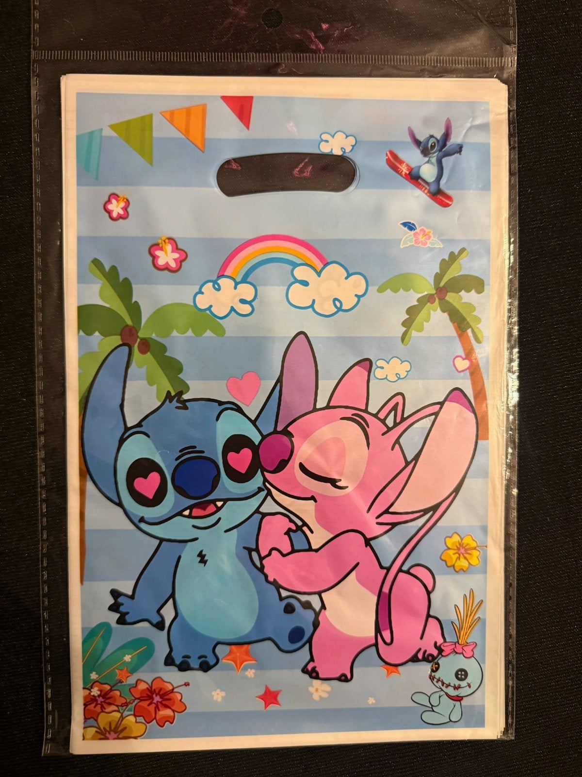 Stitch en Angel traktatie zakje / uitdeel tasje, Ophalen of Verzenden, Nieuw, Feestartikel, Verjaardag