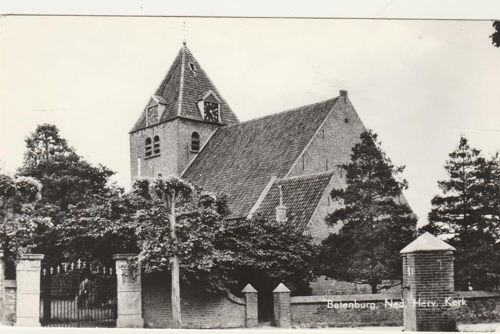 BATENBURG Ned. Herv. Kerk, Verzamelen, Verzenden, 1960 tot 1980, Ongelopen, Gelderland