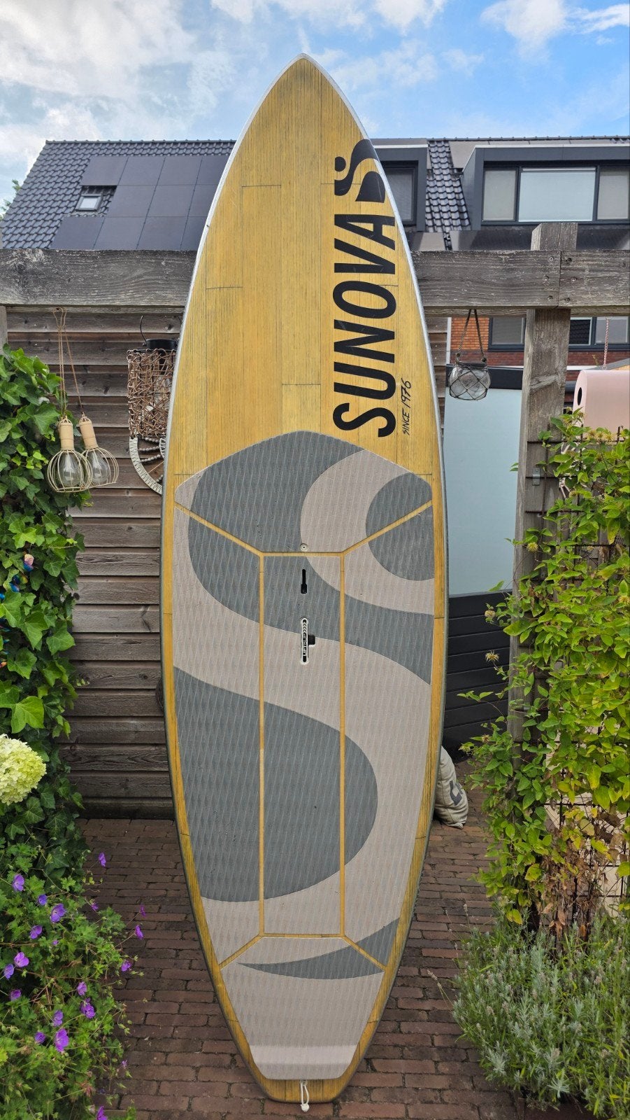 Sunova Flow 9'2" Wavesup Board - Top Conditie, Ophalen, Zo goed als nieuw