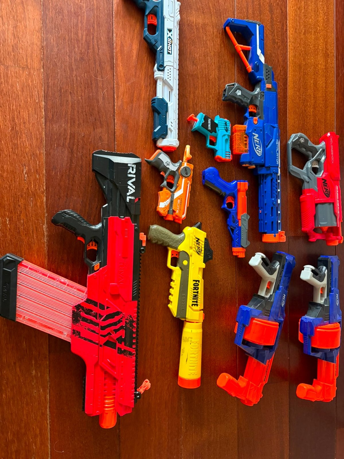 Grote Nerf en X-Shot Blaster Collectie - 10 Stuks, Ophalen of Verzenden, Gebruikt