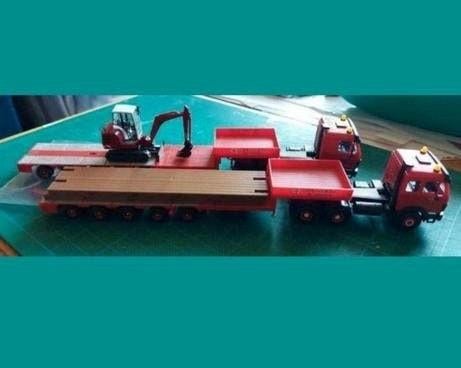 H0LK 0421 ZWAARTRANSPORT SET 1/87, Overige merken, Gelijkstroom, Overige typen, Nieuw