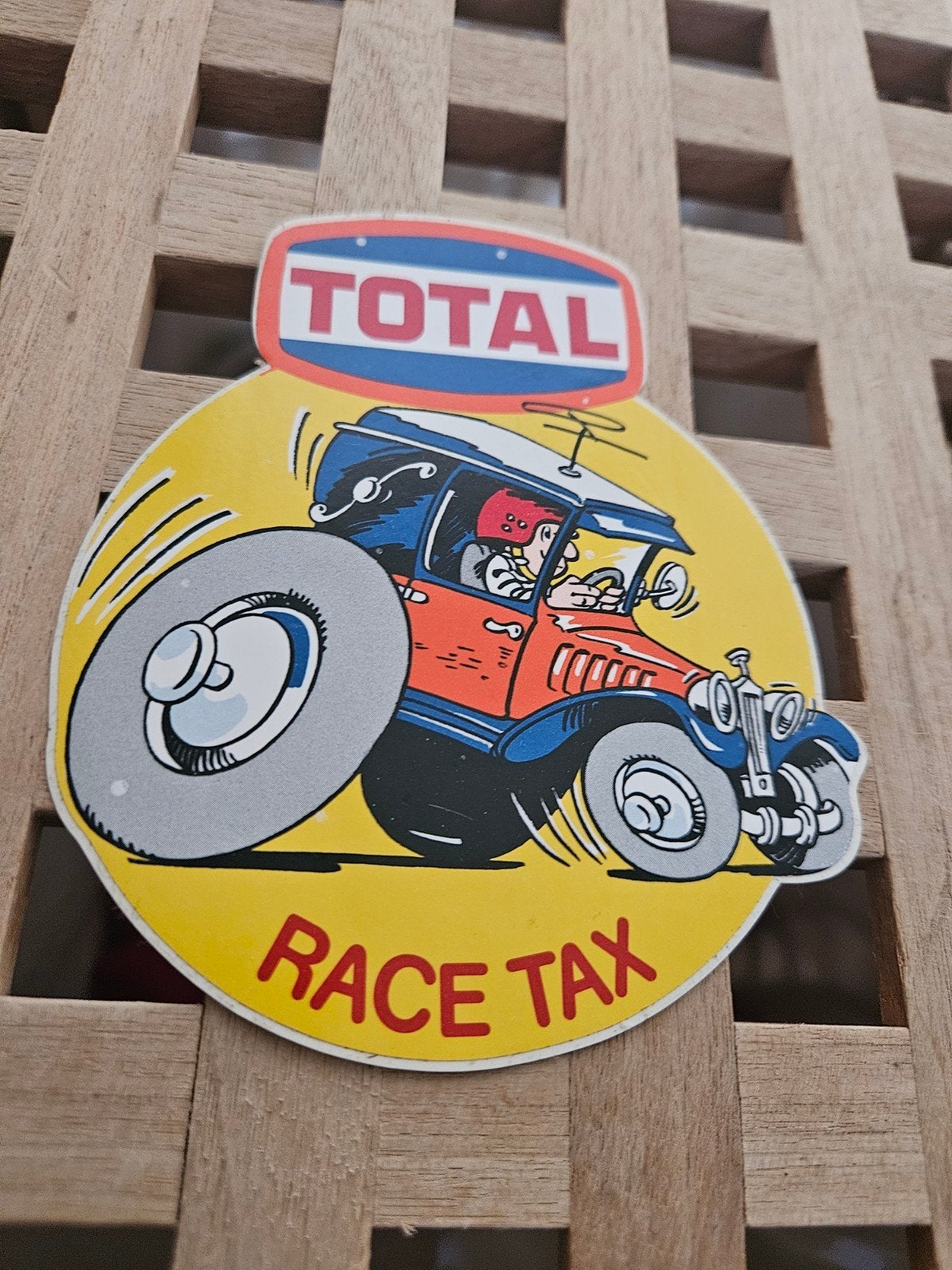 Total Race Tax sticker, Ophalen of Verzenden, Zo goed als nieuw