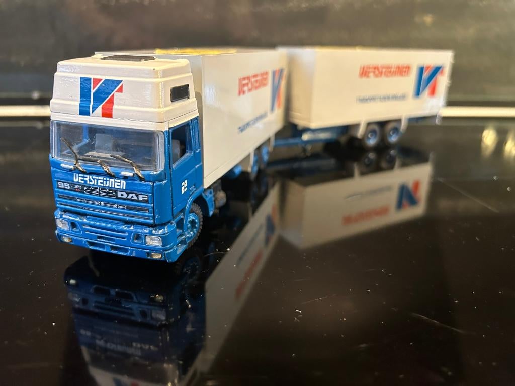 Tekno 5 stuks daf 95 topsleeprs,,, zeldzaam! zie foto's, Ophalen of Verzenden, Zo goed als nieuw, Bus of Vrachtwagen, Tekno