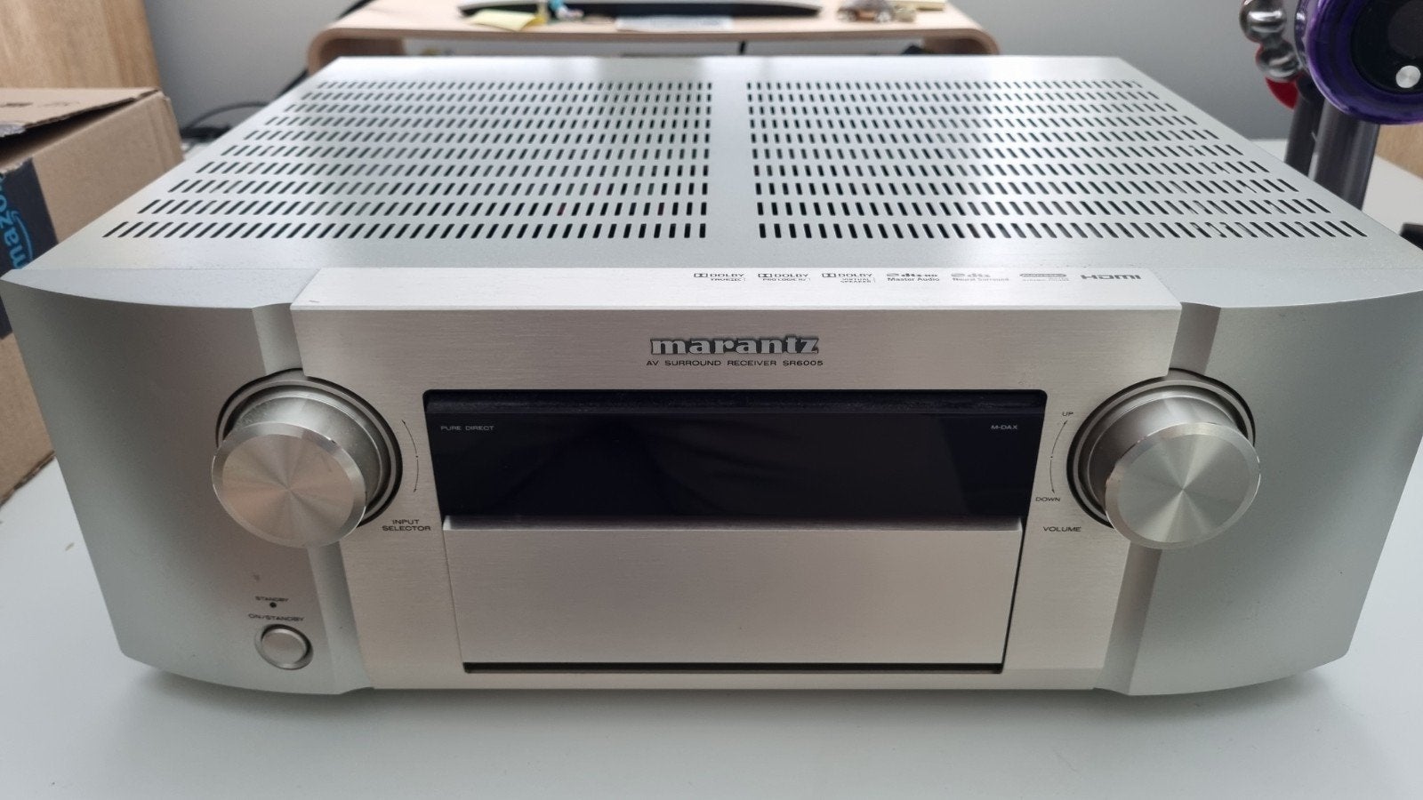 Marantz SR6005 AV Receiver, Audio, Tv en Foto, Versterkers en Receivers, Marantz, Ophalen of Verzenden, Zo goed als nieuw, 120 watt of meer