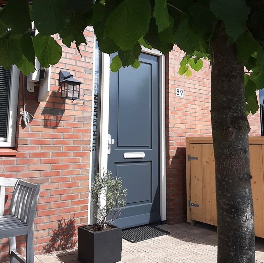 Klassieke houten voordeur buitendeur Lisse in Stomp, Niet ingevuld, 80 tot 100 cm, Niet ingevuld, Nieuw