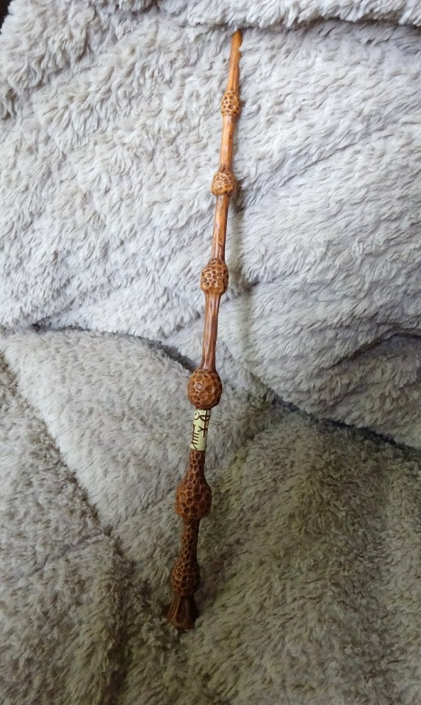 Albus Dumbledore toverstaf - Harry Potter replica wand, Verzamelen, Harry Potter, Verzenden, Zo goed als nieuw, Gebruiksvoorwerp