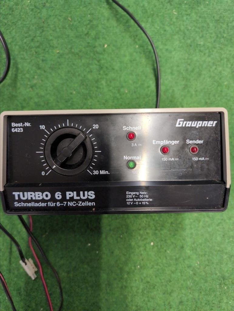 Graupner Turbo 6 Plus Snellader voor accu zender / ontvanger, Ophalen, Gebruikt