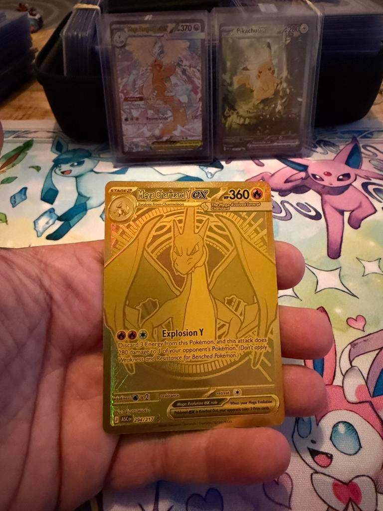 Mega charizard y ex asc 294/217, Hobby en Vrije tijd, Verzamelkaartspellen | Pokémon, Ophalen of Verzenden