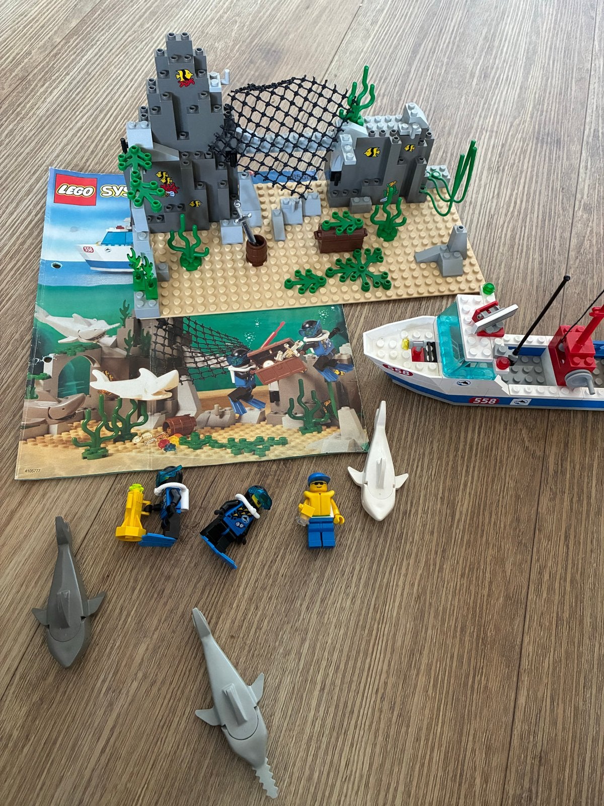 Lego System 6558: Duikboot en Onderwaterbasis, Ophalen of Verzenden, Gebruikt, Overige merken