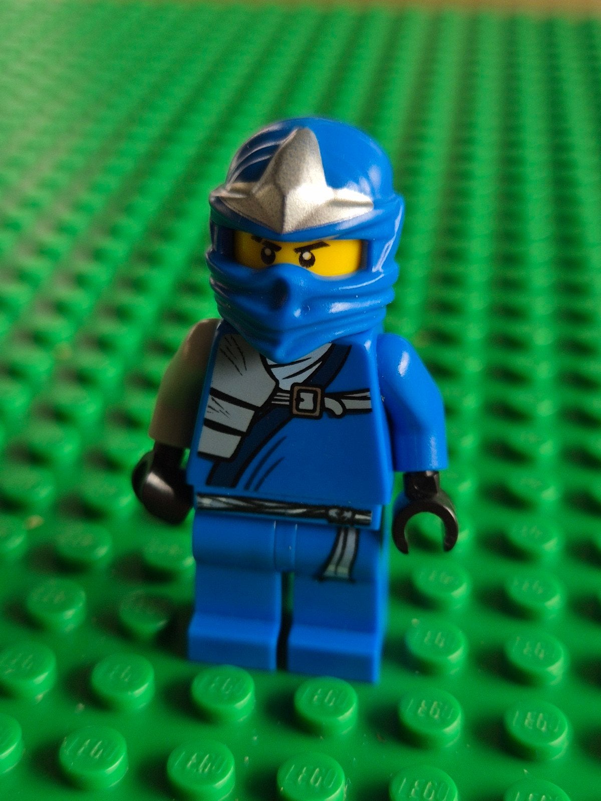 Lego Ninjago Jay Minifiguur - Blauwe Ninja, Gebruikt, Lego, Ophalen of Verzenden, Minifiguur