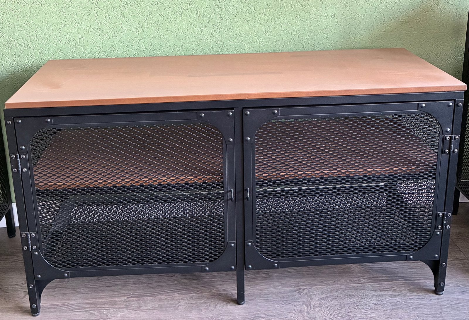 Industriele tv meubel - Ikea, Huis en Inrichting, Ophalen, Zo goed als nieuw, 25 tot 50 cm, 50 tot 100 cm