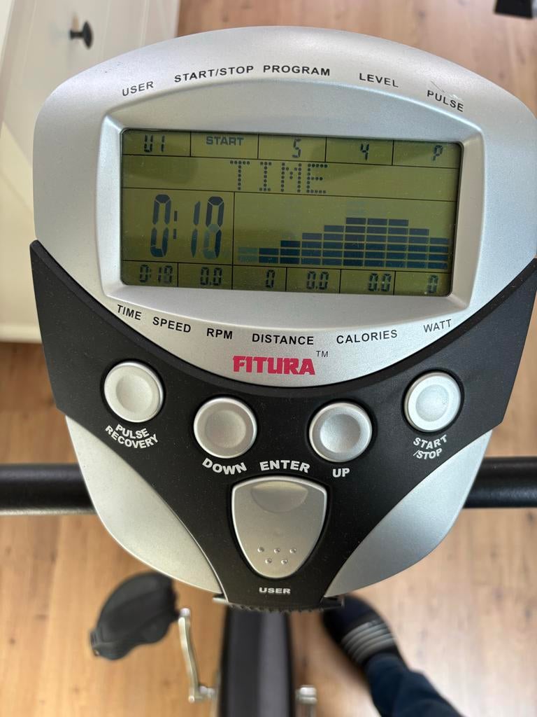 Hometrainer Fitura Comfort - Cardiofunctie, Gebruikt, Ophalen of Verzenden, Metaal, Benen