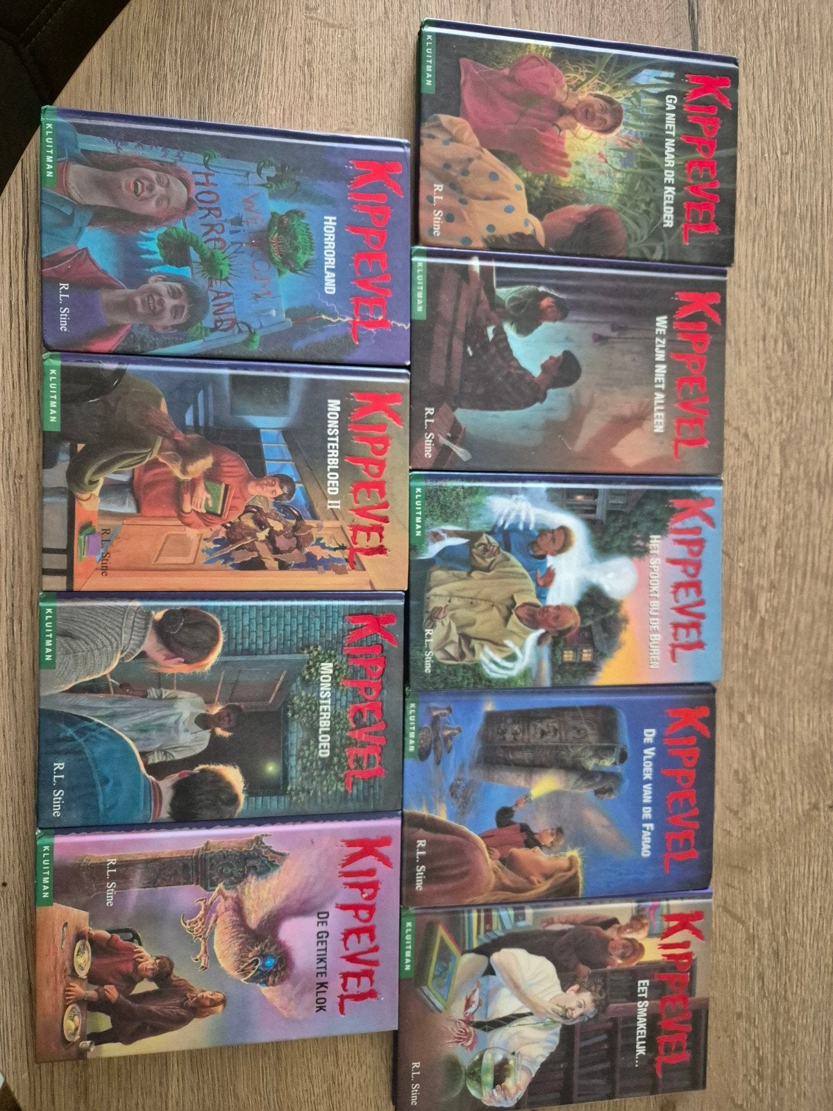 Kippevel boeken collectie - R.L. Stine (9 stuks), Ophalen of Verzenden, Gelezen