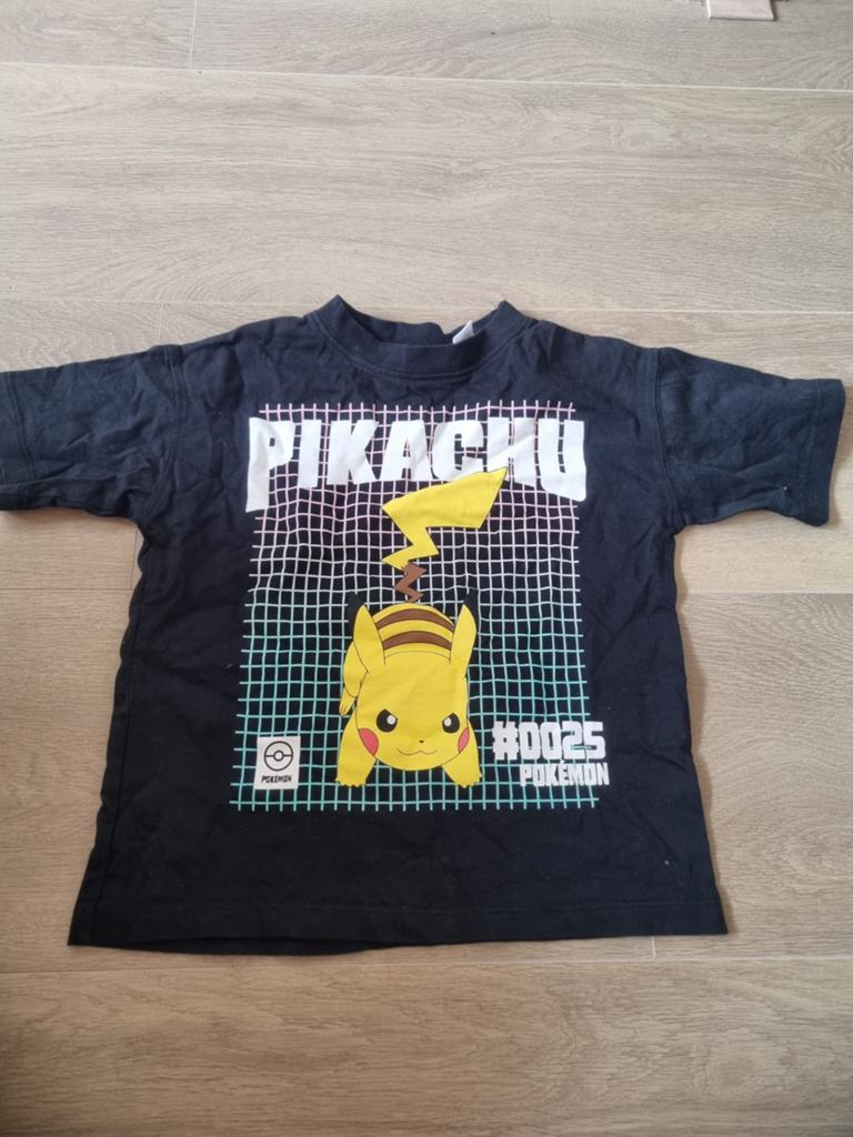 Pokemon Pikachu kinder T shirt 120CM, Kinderen en Baby's, Kinderkleding | Maat 128, Ophalen of Verzenden, Jongen of Meisje, Shirt of Longsleeve