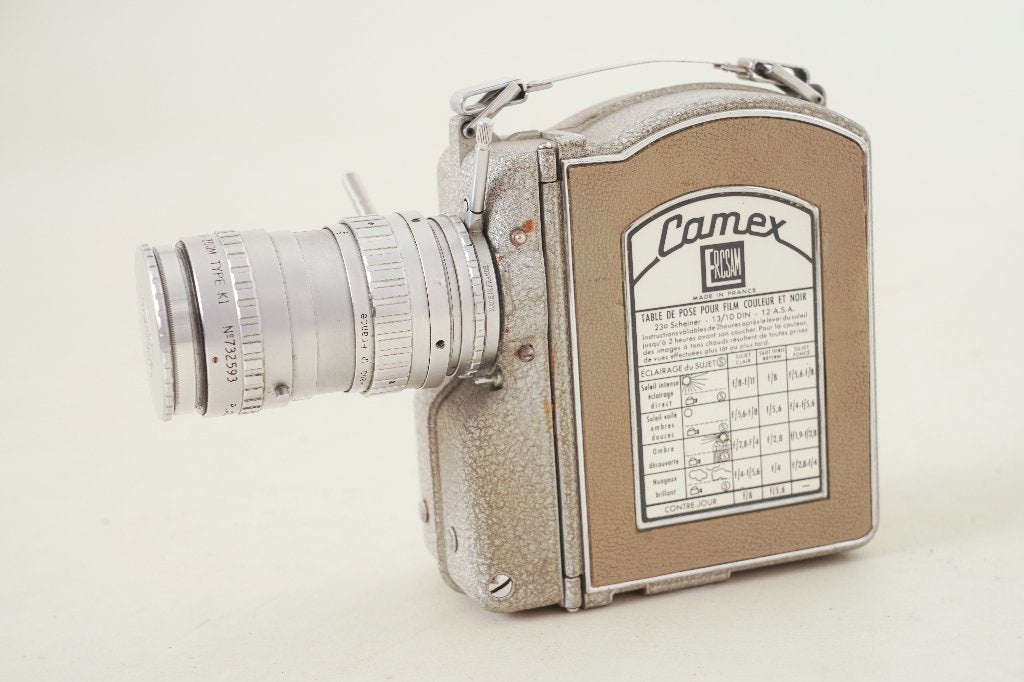 Camex Ercsam 8mm filmcamera met P.Angenieux lens, 8mm, Ercsam, -, -