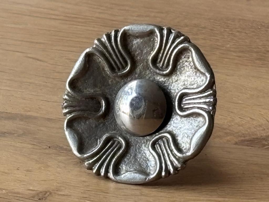 Antieke kastknop kast knop meubelknop vintage deurknop, Ophalen of Verzenden