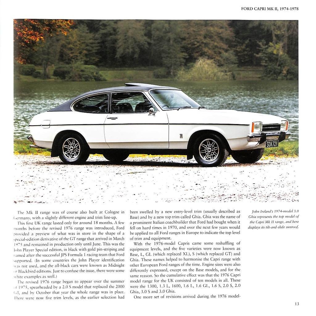 Factory-Original Ford Capri MkII & MkIII, Ford, Verzenden, Nieuw, Jams Taylor