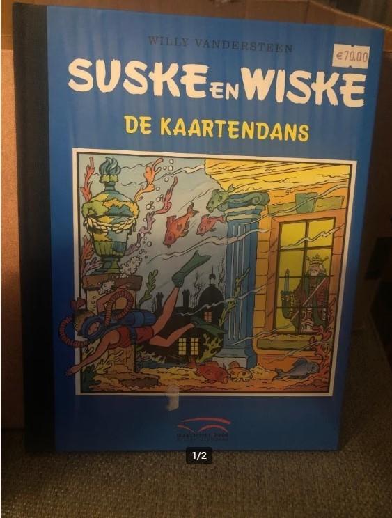 Kaartendans Maastricht 2000 luxe Suske en Wiske hardcover k5, Boeken, Stripboeken, Eén stripboek, Ophalen of Verzenden, Zo goed als nieuw