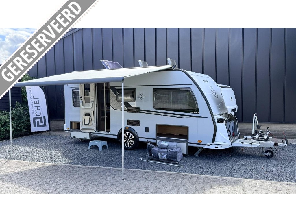 KNAUS SÜDWIND 500 EU 60 YRS 2022: Ultra luxe/zeer c, Caravans en Kamperen, Caravans, Rondzit, Bedrijf, Schokbreker, Lengtebed