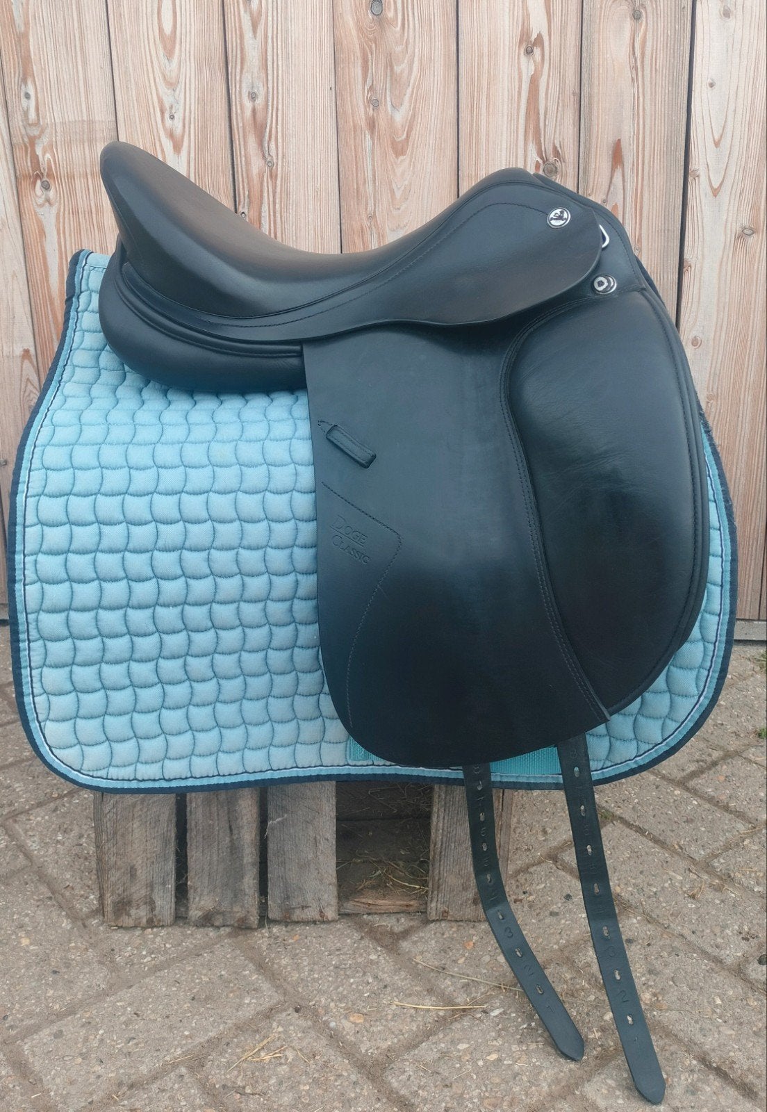 Prestige Doge, Albion Platinum Ultima 17",  Norton ponyzadel, Dieren en Toebehoren, Paarden en Pony's | Zadels, Ophalen, Gebruikt