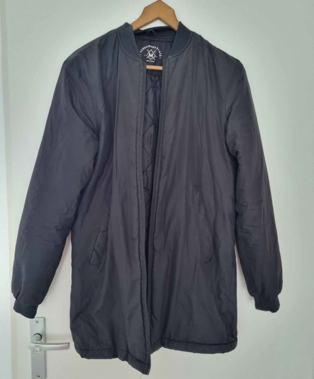 Jacket mantel jas zwart maat M, Ophalen, Zo goed als nieuw, Zwart