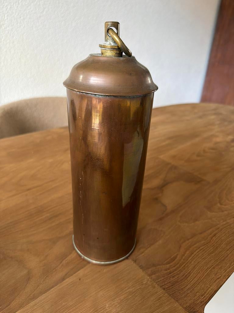 Antieke Koperen Warmwaterkruik - Victoriaans/Jaren '20, Ophalen of Verzenden, Koper