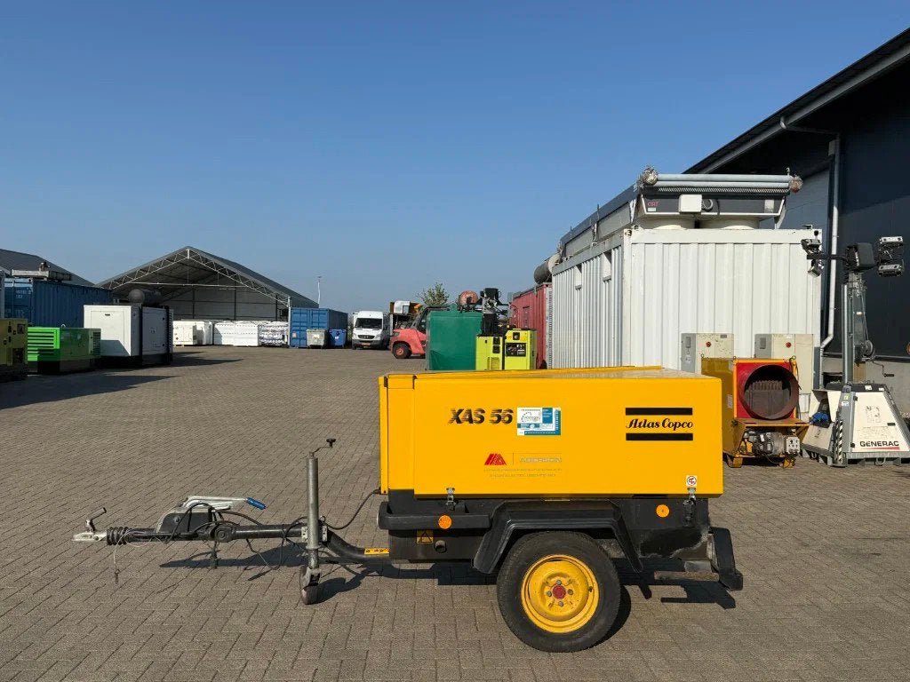Atlas-Copco XAS 56 Deutz 3 m3 / min 22.5 kW 7 Bar Mobiele Di, Ophalen of Verzenden