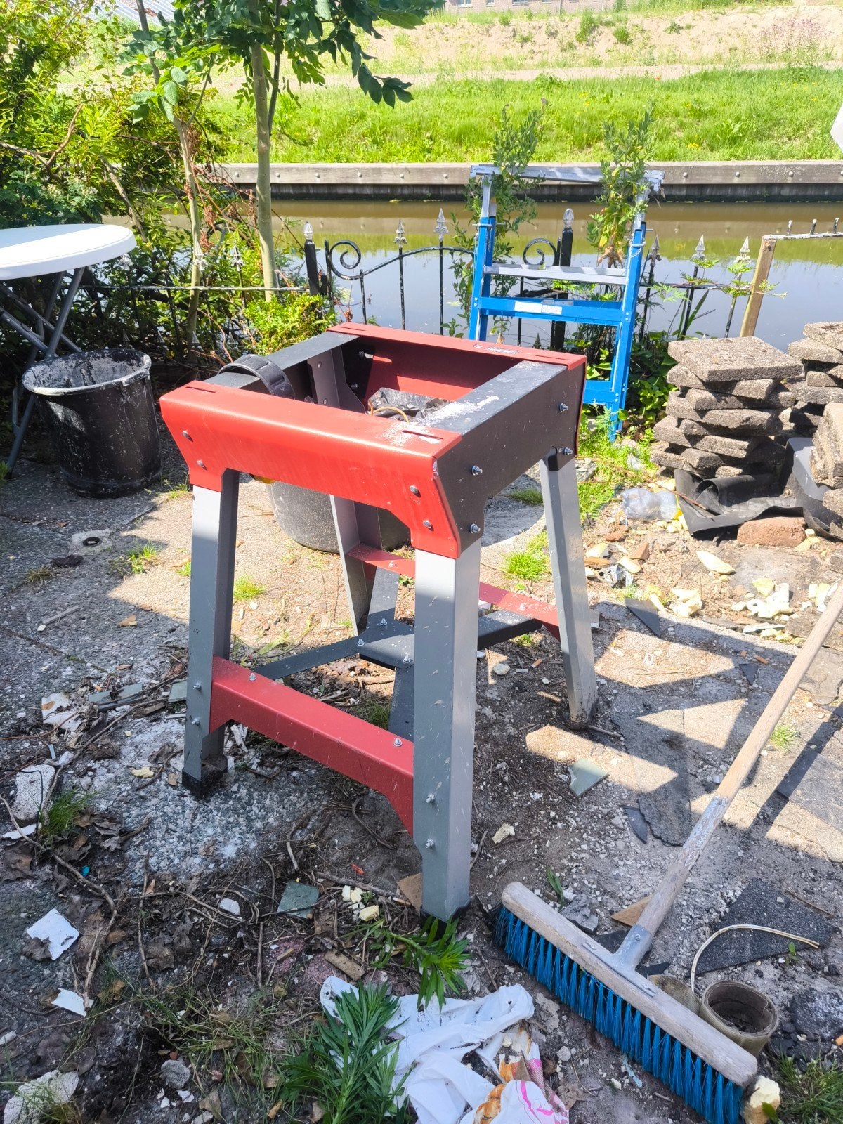 Tafel voor Einhell afkortzaag - Onderstel E-Stand, Ophalen, Gebruikt, Minder dan 70 cm