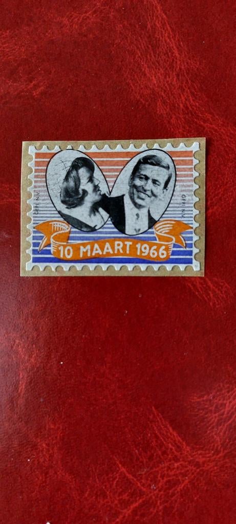 Koningshuis, Ophalen of Verzenden, Zo goed als nieuw, Nederland, Kaart, Foto of Prent
