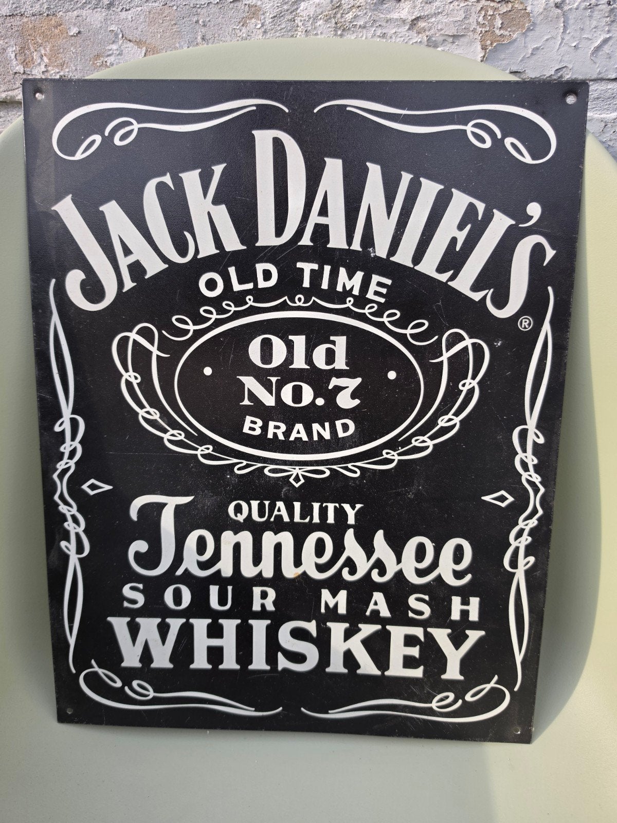 Jack Daniel's Old No. 7 Whiskey Metalen Bord, Ophalen of Verzenden
