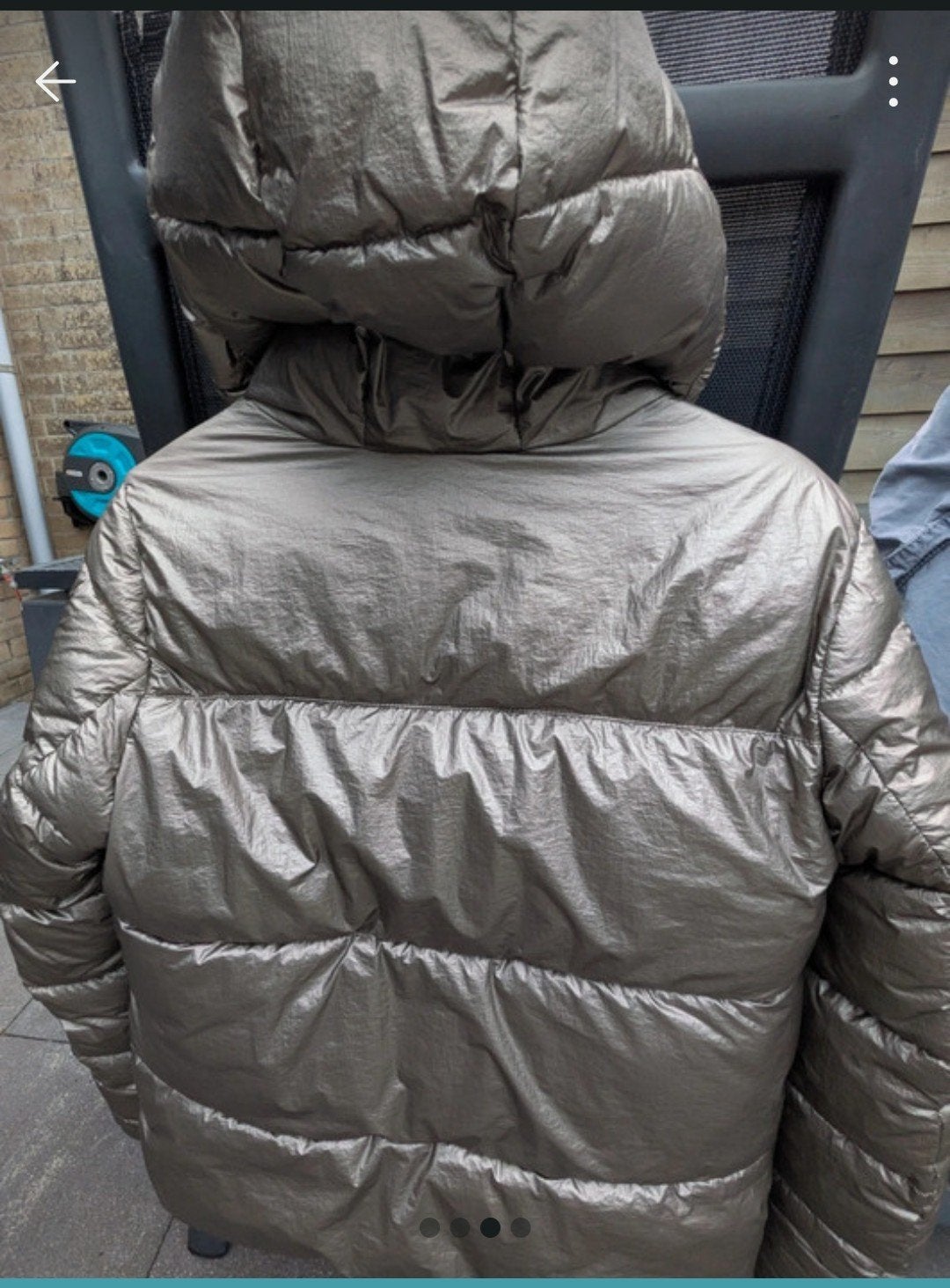 Geisha Vintage Denim Puffer Jas Maat M, Kleding | Dames, Maat 38/40 (M), Geisha, Ophalen of Verzenden, Zo goed als nieuw