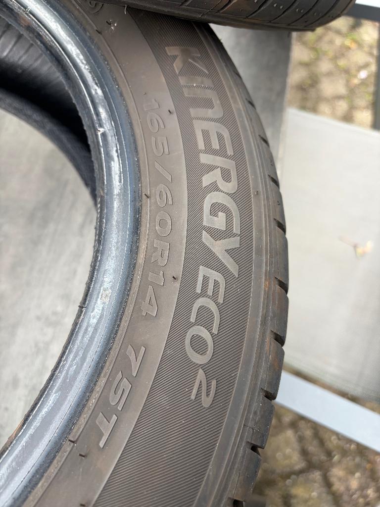 Hankook kinergy eco 2 165 60 r14 75T zomerbanden, Ophalen of Verzenden