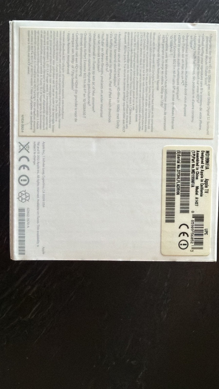 Apple TV (3e generatie) Model A1427, Ophalen of Verzenden, Gebruikt, Overige merken, Smart TV