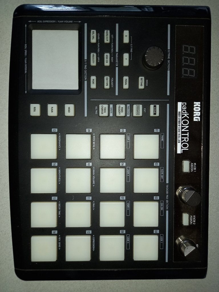 Korg padKONTROL MIDI Studio Controller (Zwart), Ophalen of Verzenden, Gebruikt
